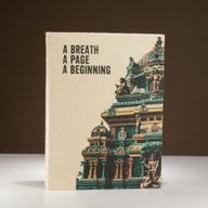 Lrg Lokta Inspiration Notebook (21x15cm) - 45 Pages - A Breath - Bookmark Included