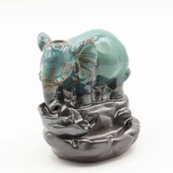 Backflow Incense Burner - Elephant at Pool