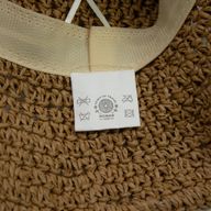 Floppy Straw Sun Hat - Coffee & Daisies