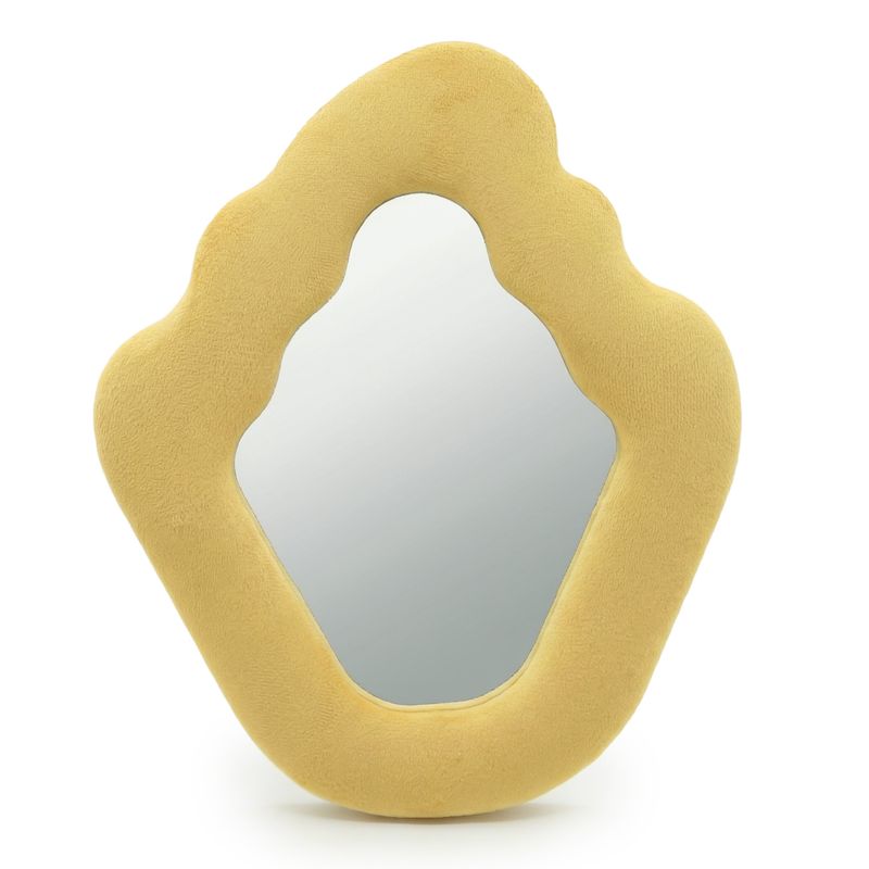 Soft Squiggly Mirror - Flame - Marigold - 23x27cm