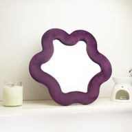 Soft Squiggly Mirror - Star - Mauve - 33x23cm
