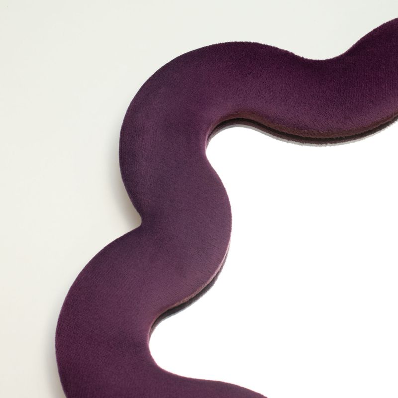 Soft Squiggly Mirror - Star - Mauve - 33x23cm