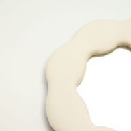Soft Squiggly Mirror - Flower - Stone - 25x25cm