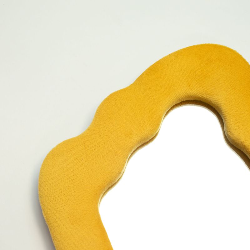 Soft Squiggly Mirror - Flame - Marigold - 23x27cm