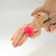 Chiffon Scent Rings - Pink