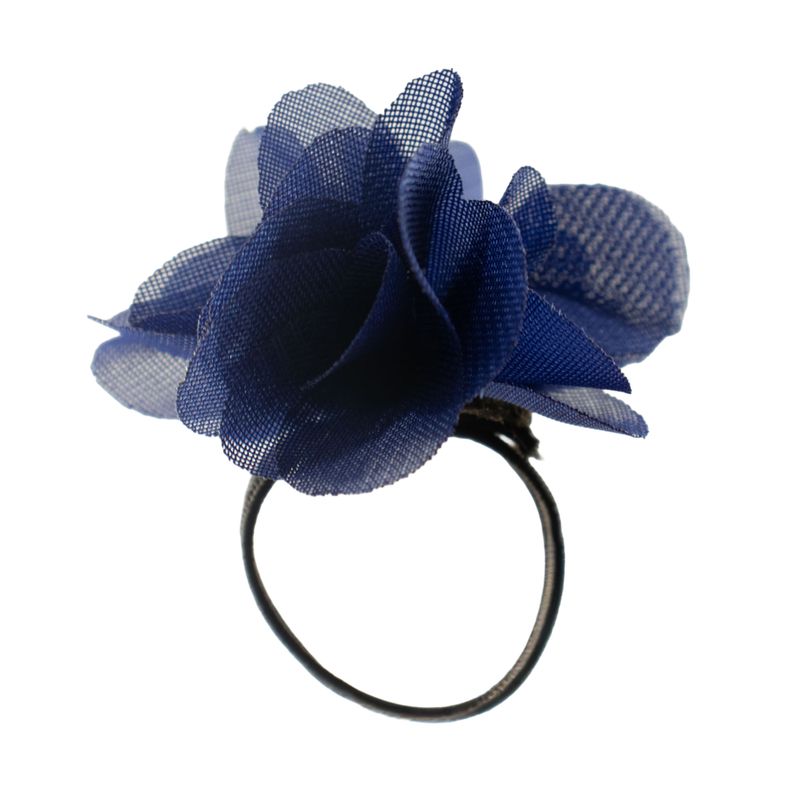 Chiffon Scent Rings - Navy Blue