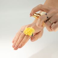 Chiffon Scent Rings - Yellow