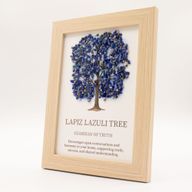 Gemstone Picture - Tree of Life - Lapiz Lazuli