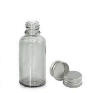 30ml Smoke Grey Glass Dropper Bottle with with Aluminium Cap