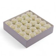 Craft Soap Flower - (5-Layer) Romatic Rose - Ivory