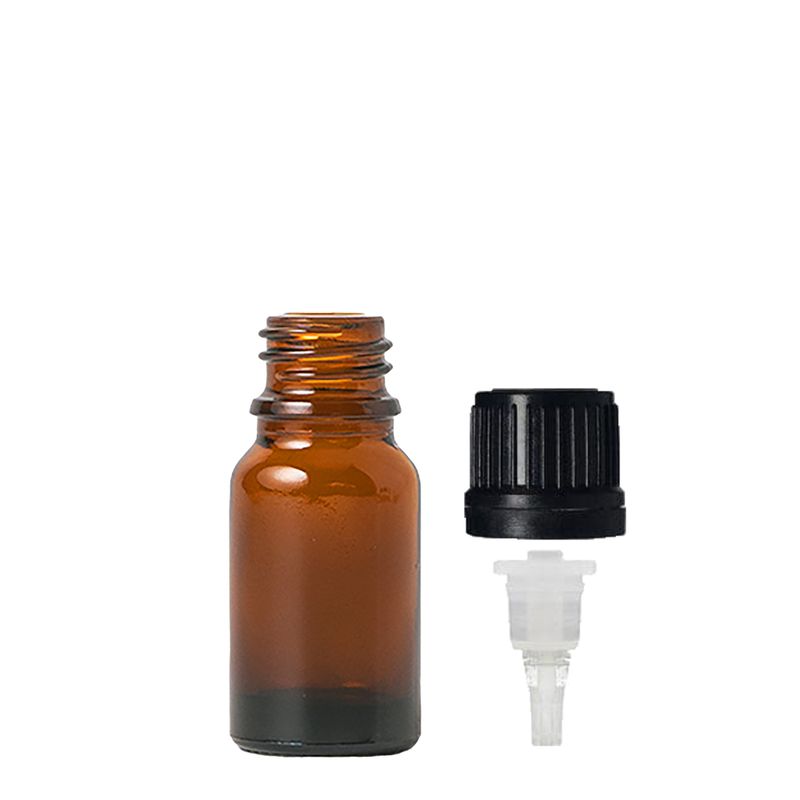 10ml Amber Glass Dropper Bottle with TE Dropper Cap