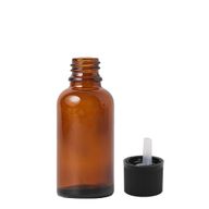 30ml Amber Glass Dropper Bottle with Child Resistant Cap