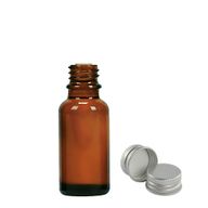 20ml Amber Glass Dropper Bottle with Aluminium Cap