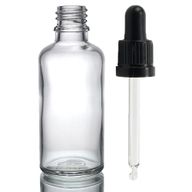 100ml Clear Glass Dropper Bottle with Clear T/E Pipette