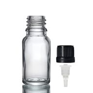 10ml Clear Glass Dropper Bottle with Dropper Cap