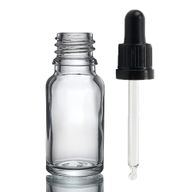 10ml Clear Glass Dropper Bottle  with Clear T/E Pipette