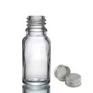 10ml Clear Glass Dropper Bottle  with with Aluminium Cap