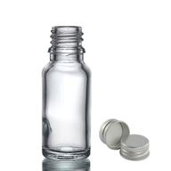 15ml Clear Glass Dropper Bottle with with Aluminium Cap
