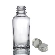 30ml Clear Glass Dropper Bottle with with Aluminium Cap