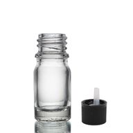 5ml Clear Glass Dropper Bottle with Child Resistant Dropper Cap