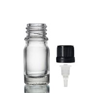 5ml Clear Glass Dropper Bottle with Dropper Cap