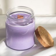 Unlabeled Woodwick Soy Candle - Wild Lavender