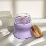 Unlabeled Woodwick Soy Candle - Wild Lavender
