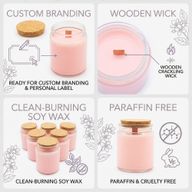 Unlabeled Woodwick Soy Candle - Jasmine Glade