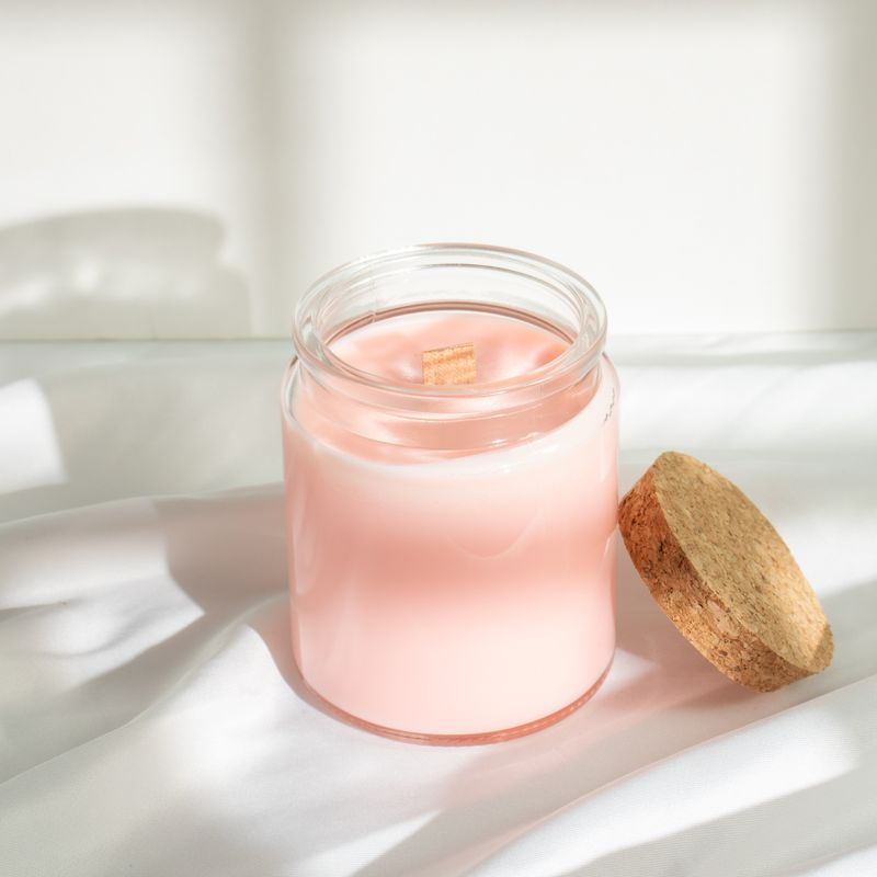 Unlabeled Woodwick Soy Candle - Jasmine Glade