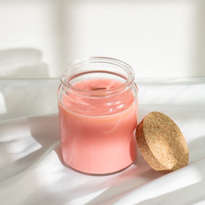 Unlabeled Woodwick Soy Candle - Midnight Rose