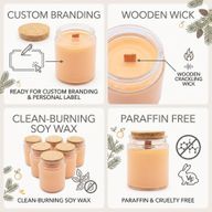 Unlabeled Woodwick Soy Candle - Woodland Zest