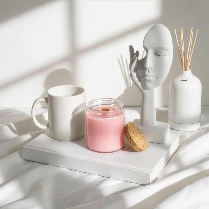 Unlabeled Woodwick Soy Candle - Wolf's Moon