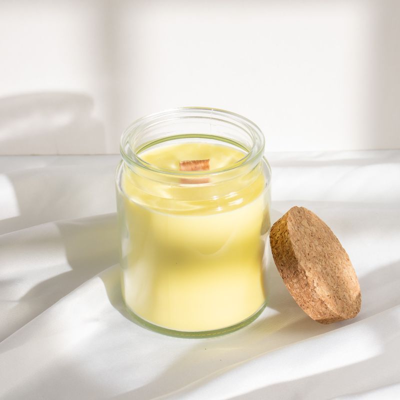 Unlabeled Woodwick Soy Candle - Forest Resin