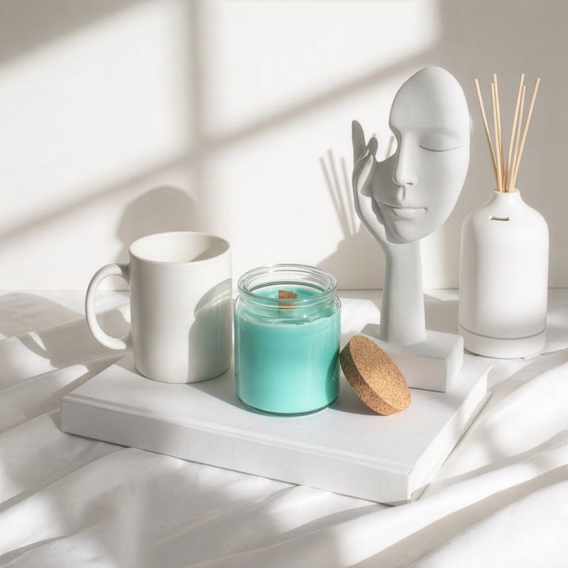 Unlabeled Woodwick Soy Candle - Moss & Mist