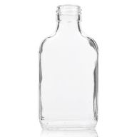 500ml Clear Glass Flask Bottle with Aluminium Cap
