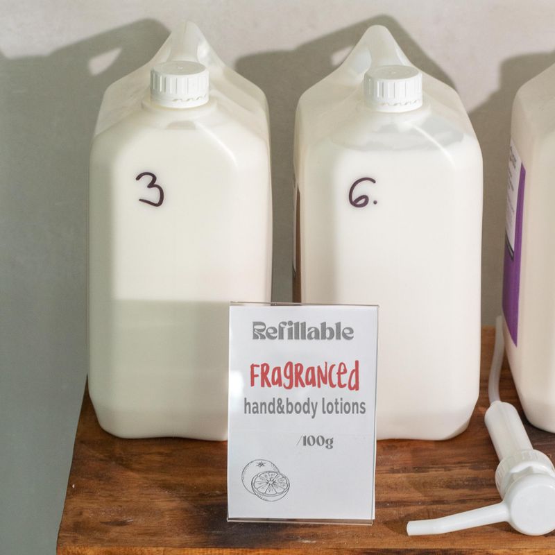 Fragranced Body Washes & Lotions - Refill Station