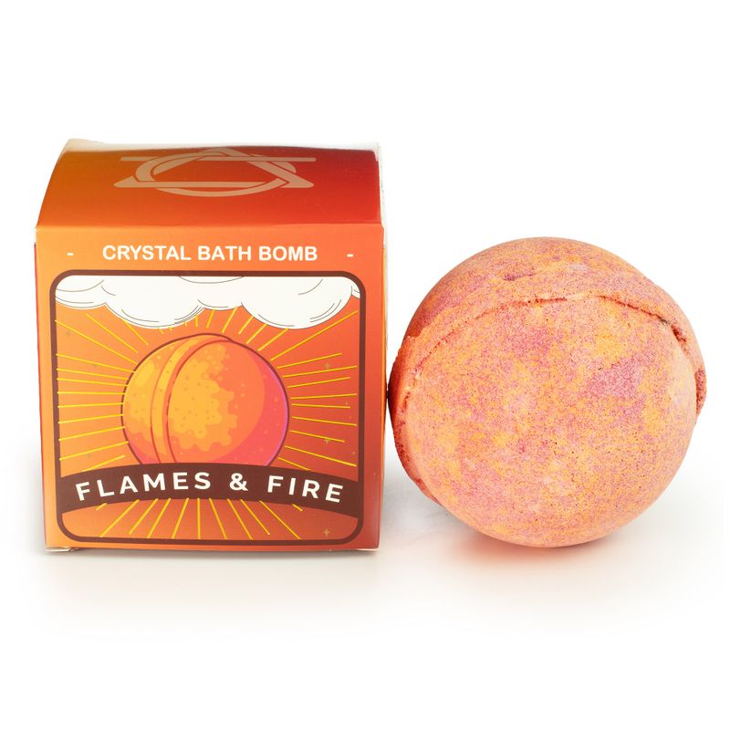 Crystal Bath Bomb - Fire