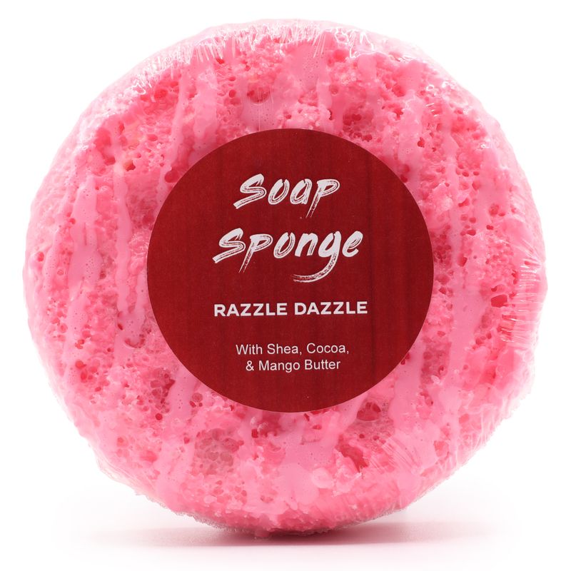 Butter Bubble Soap Sponge - Razzle Dazzle