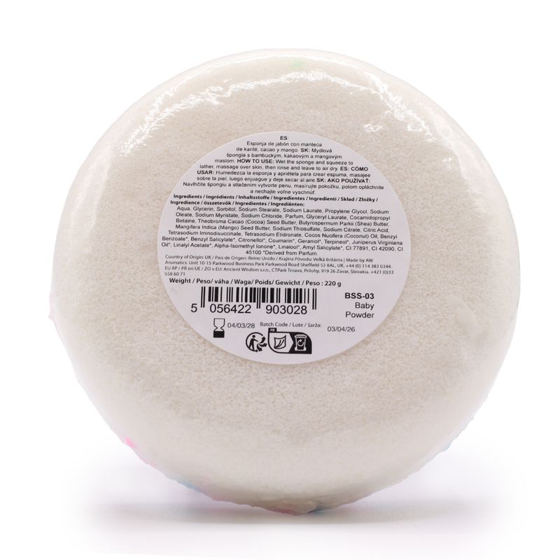 Butter Bubble Soap Sponge - Baby Powder