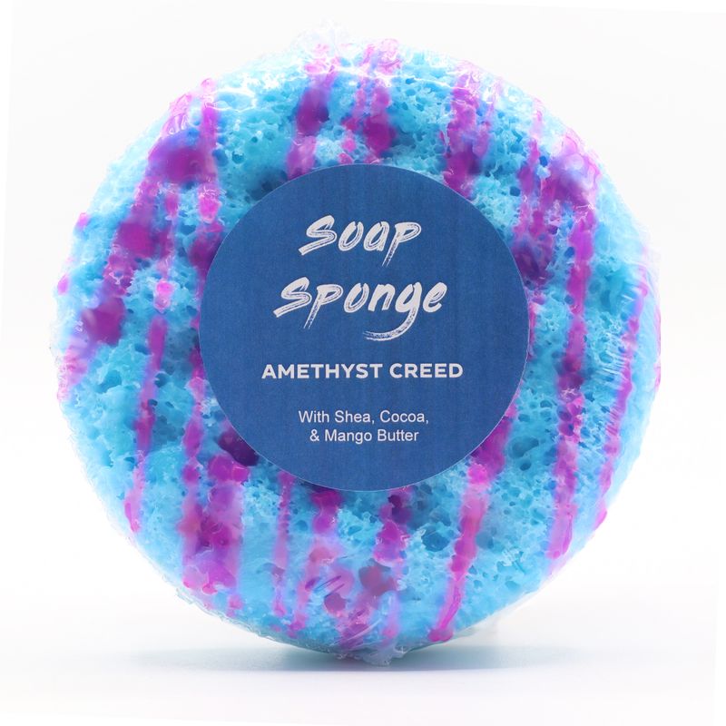 Butter Bubble Soap Sponge - Amethyst Creed