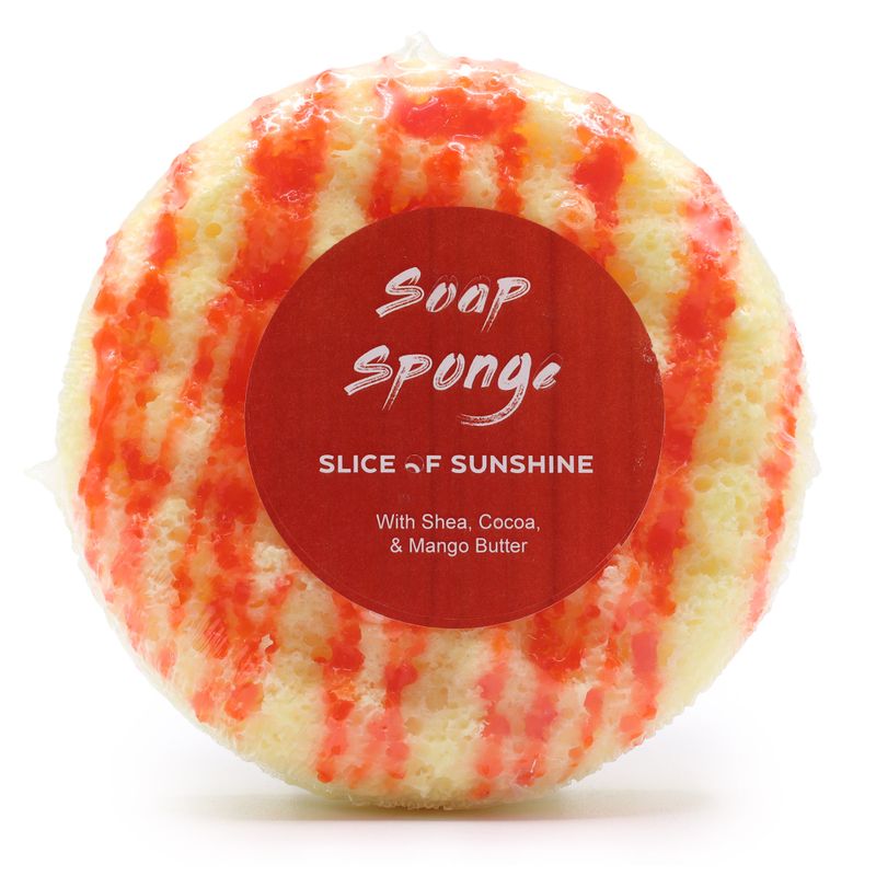 Butter Bubble Soap Sponge - Slice of Sunshine