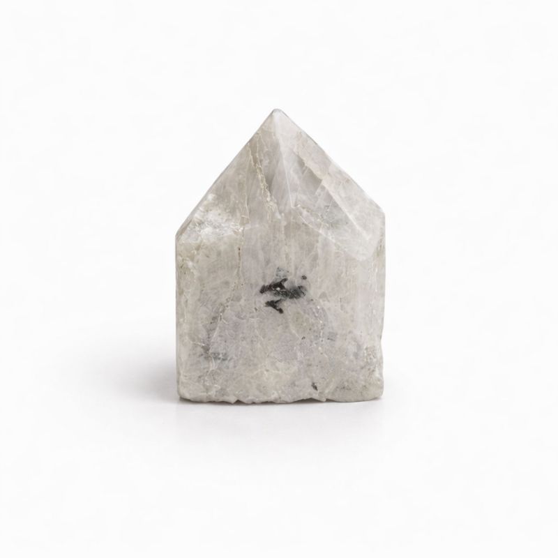 Bulk Gemstone Top Polished Points - Rainbow Moonstone  (approx 5-6 pieces)