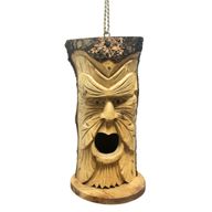 Tree Trunk Face - Bird House - Greenman