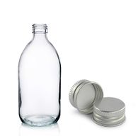 150ml Clear Glass Medicine Bottle with Aluminium Cap