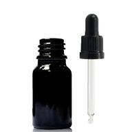 5ml Black Glass Dropper Bottle  with Black T/E Pipette