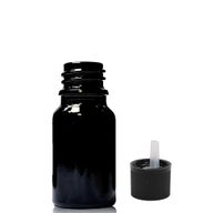 5ml Black Glass Dropper Bottle with Child Resistant Dropper Cap