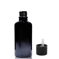 30ml Black Glass Dropper Bottle with Child Resistant Dropper Cap