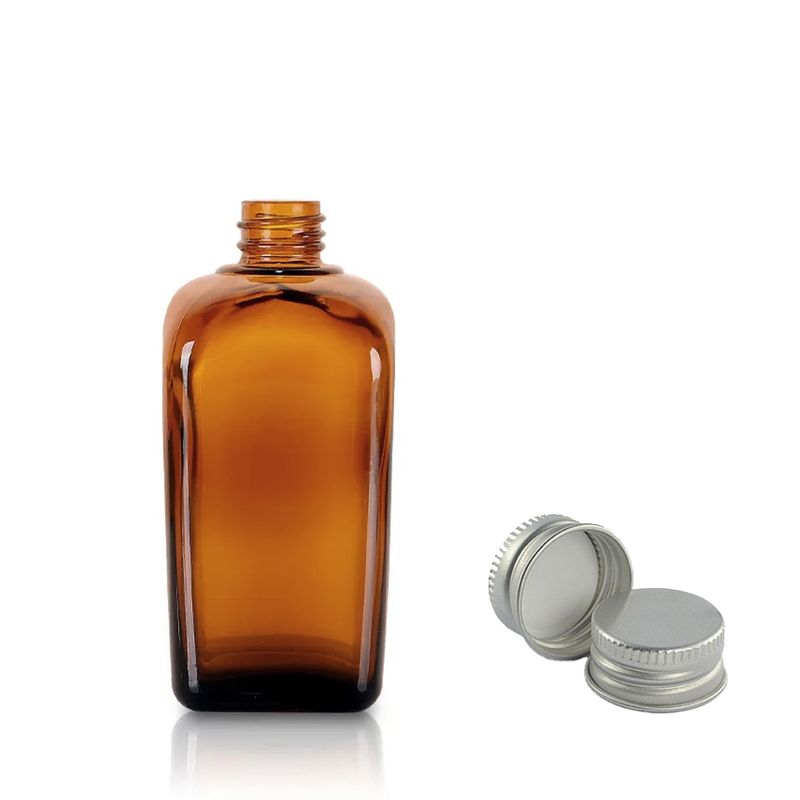 10ml Amber Glass Alchemist Bottle with Aluminium Cap