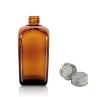 30ml Amber Glass Alchemist Bottle with Aluminium Cap
