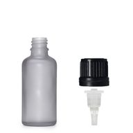 10ml Frosted Grey Glass Dropper Bottle with Dropper Cap
